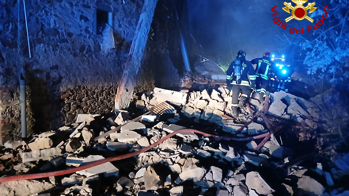 Il luogo dell'esplosione