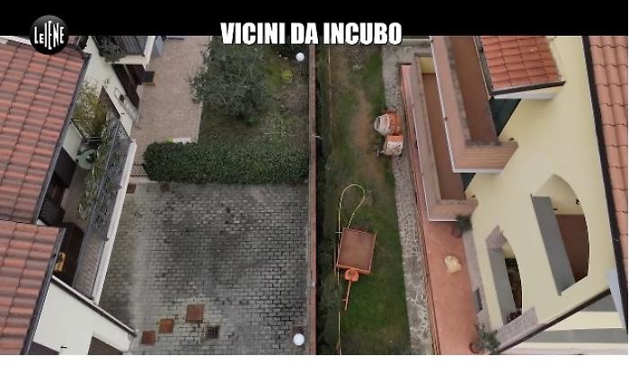 Un frame del servizio a Le Iene