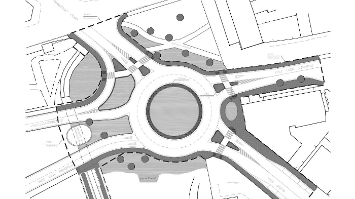 Addio semafori, una nuova rotatoria al Giotto. Ecco il progetto