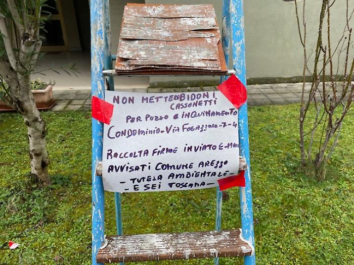 La protesta sullo scalandrino