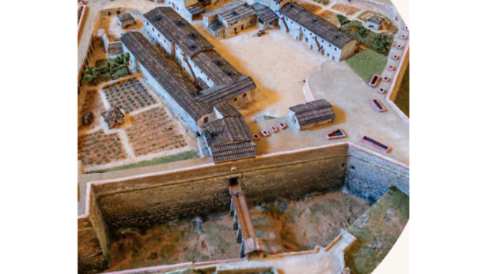 Il plastico della Fortezza