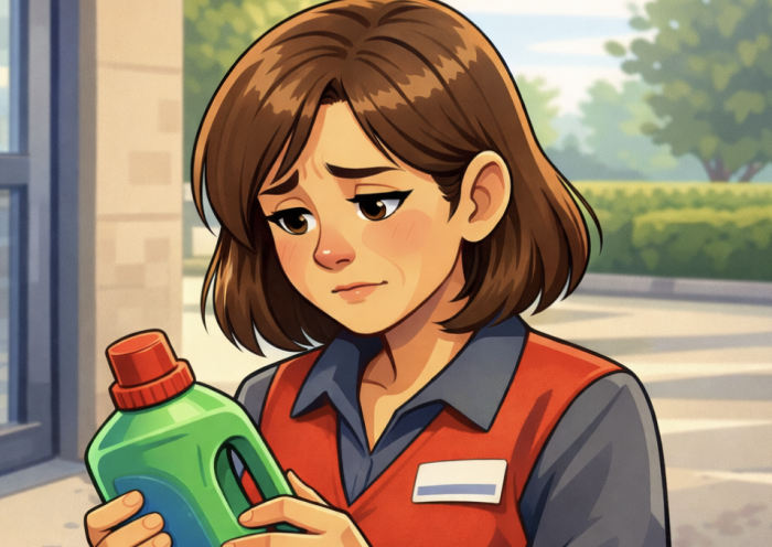 Licenziata per 2,9 euro: trent&rsquo;anni di lavoro cancellati da un flacone di detersivo rotto davanti al supermercato