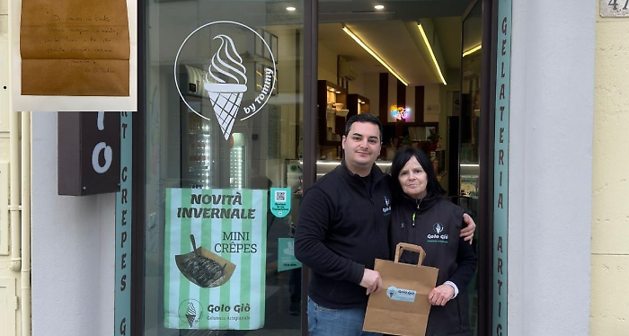 Tommaso con la mamma Giovanna