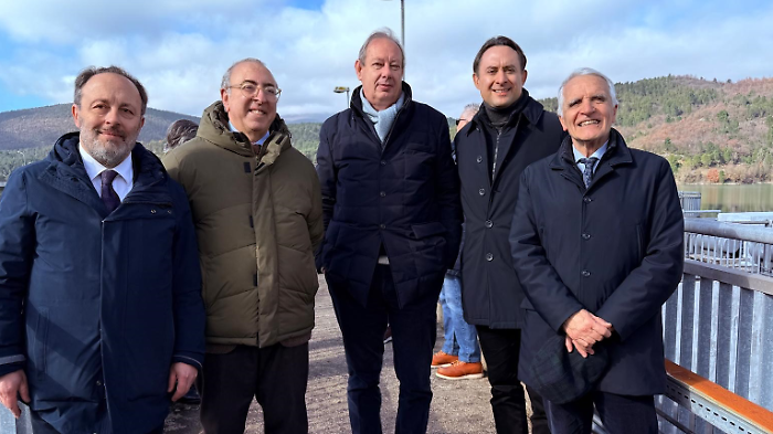 La visita a Montedoglio