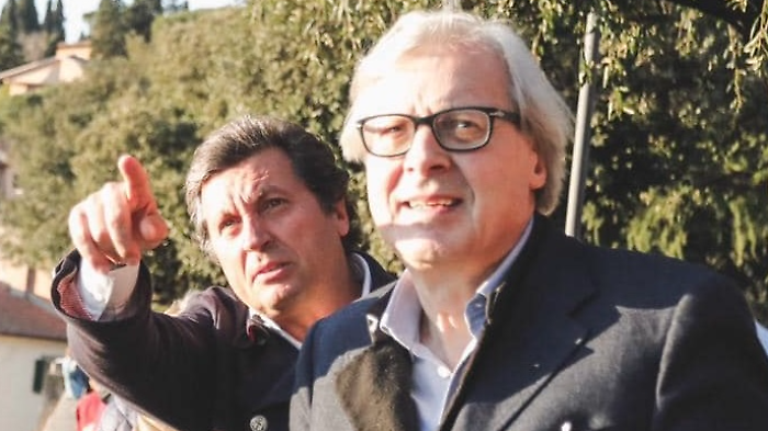 Mario Agnelli e Vittorio Sgarbi