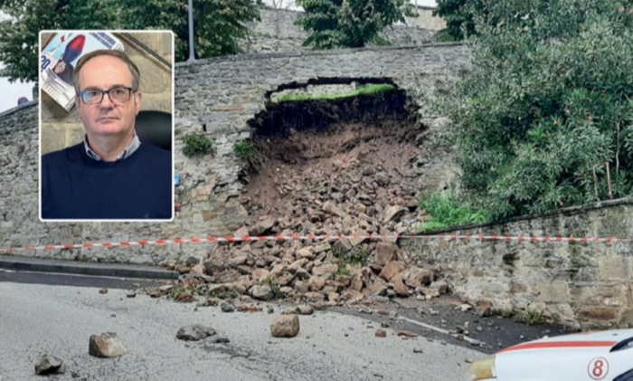 Mura crollate, paura e disagi. Ma ora c'&egrave; il progetto per restaurare: lavori per 180 mila euro