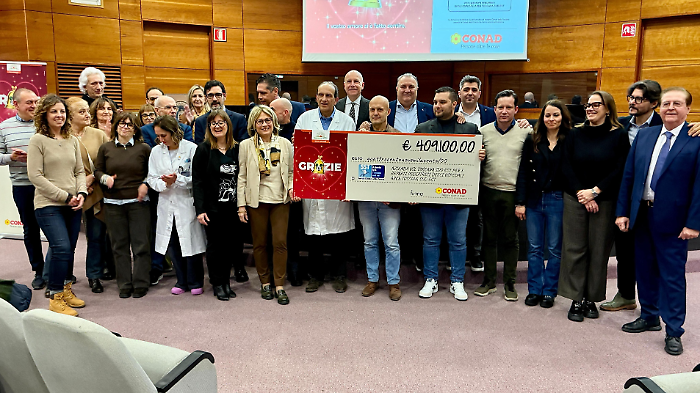 Raccolti 409 mila euro per i reparti pediatrici degli ospedali della Asl Tse: iniziativa di Conad Nord Ovest