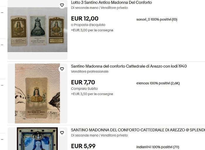 I santini in vendita