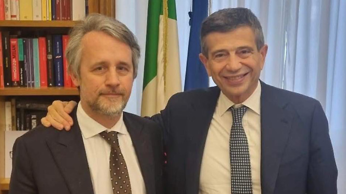 Marco Casucci con Maurizio Lupi