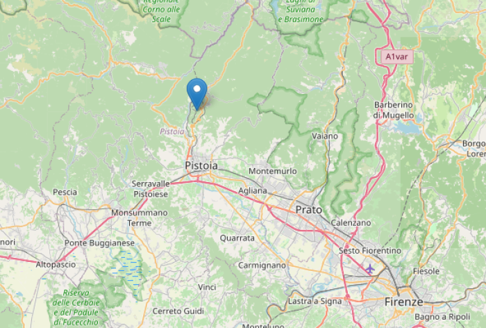 Terremoto, forte scossa in Toscana. Epicentro a Pistoia. Magnitudo 4.1. Non ci sono danni n&eacute; feriti