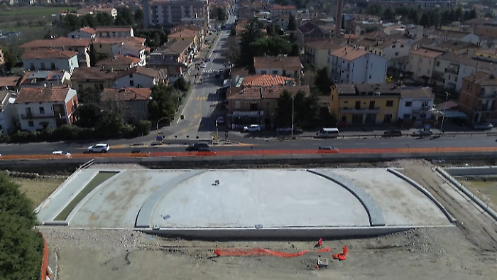 Lavori in via Fiorentina: ecco la road map. Apertura di via Golgi a fine aprile, entro l'estate il ribaltamento del cantiere