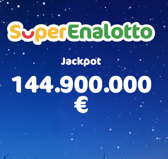 Superenalotto, i numeri estratti oggi sabato 4 aprile. Il jackpot &egrave; da brividi: 144,9 milioni di euro