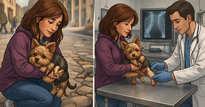 Altro cane investivo, Mil&ugrave; agonizzante sul selciato: due costole rotte e una zampa fratturata. Salvata dalla maestra Sonia