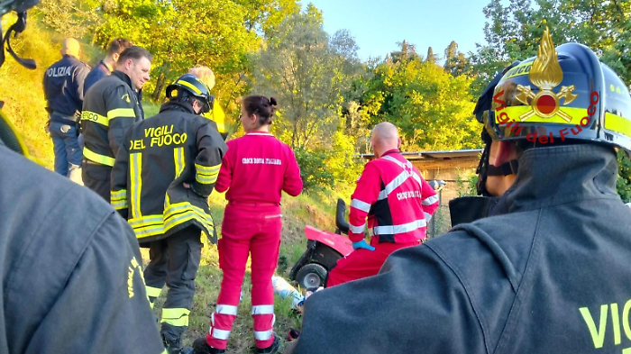 Intervento dei vigili del fuoco