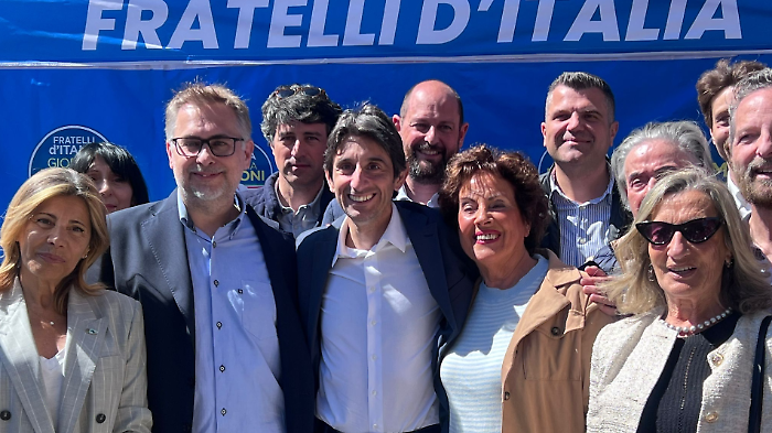 Donzelli ad Arezzo per la candidatura a sindaco di Comanducci: "Stazione Av, governo attento sul tema infrastrutture"