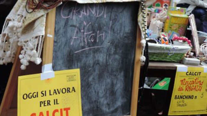 Niente Mercatino dei ragazzi: il Calcit costretto al rinvio a causa del rischio pioggia