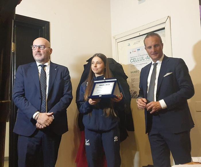 Aretino dell'anno, premiata Beatrice Coradeschi. Corriere di Arezzo, festa verso il 40°
