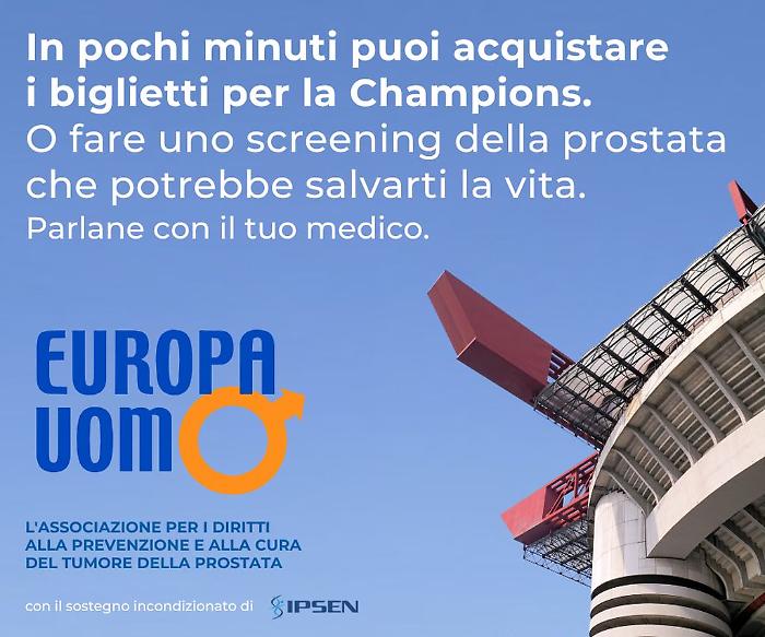 Tumore della prostata, una campagna di Europa Uomo invita a giocare d'anticipo