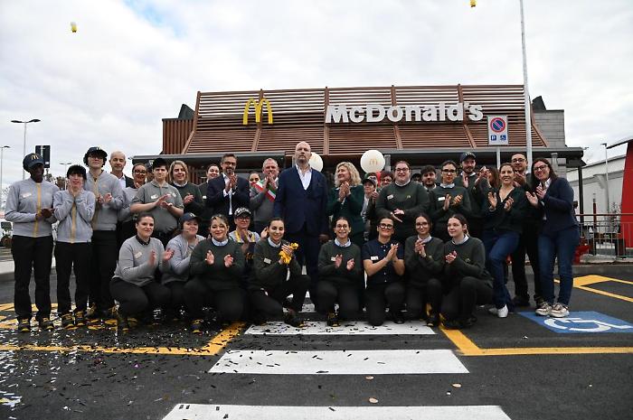 McDonald's apre nel Bergamasco l'ottocentesimo ristorante in Italia