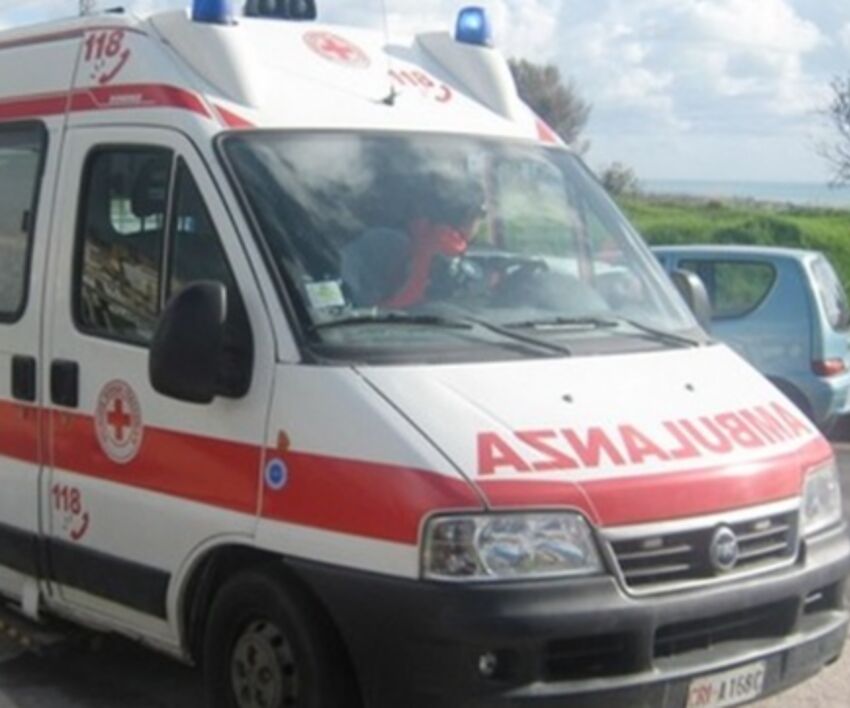 Intervenute due ambulanze