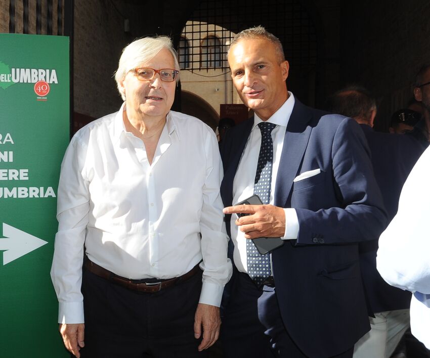 Vittorio Sgarbi e Sergio Casagrande